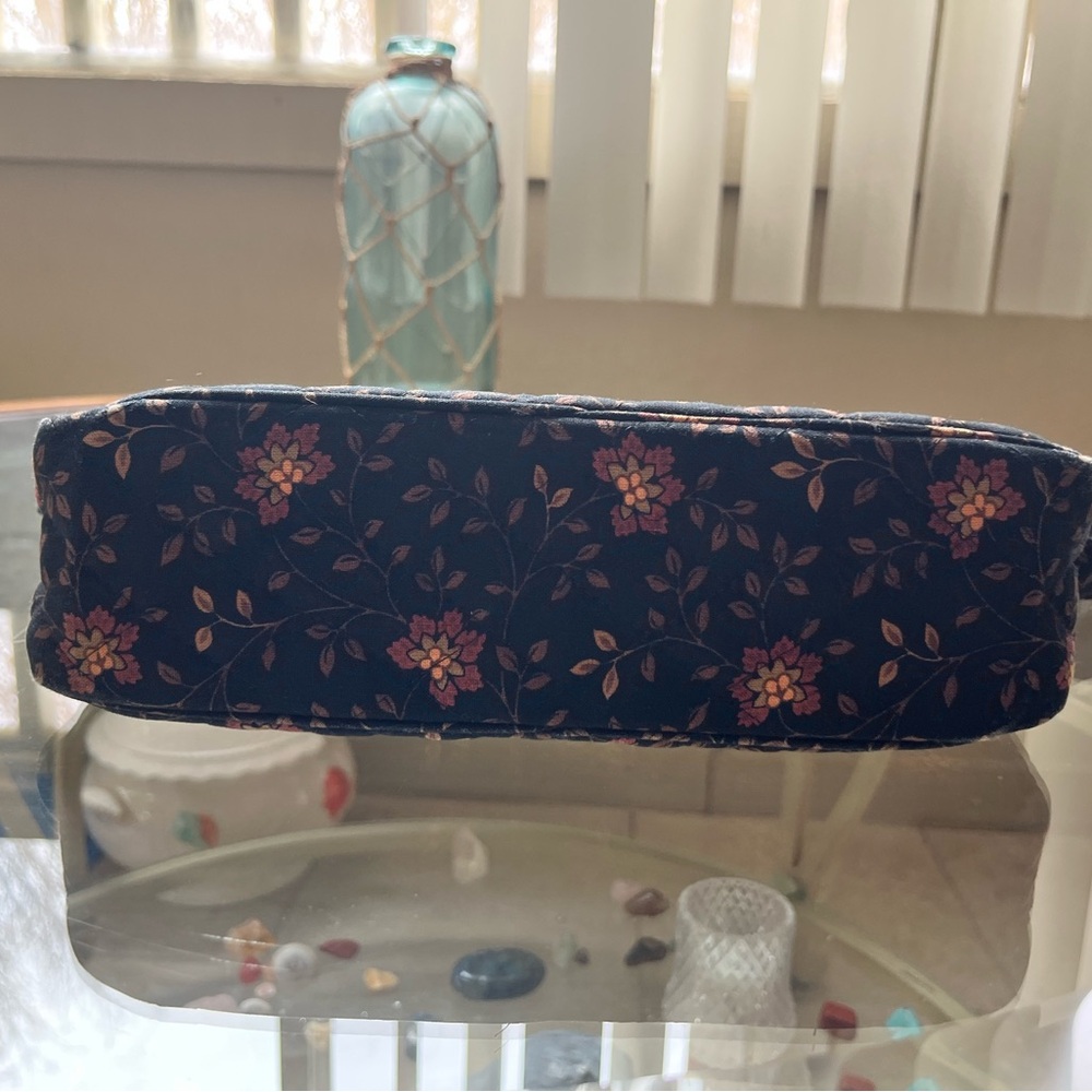 VINTAGE ❤️VERA BRADLEY❤️ Cross Body Bag Black/Red - Picture 10 of 10